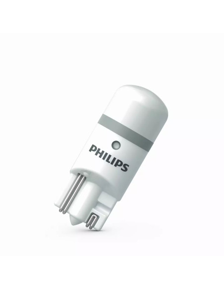 ? Philips 11961HU60X2 - Pareja de bombillas led homologadas T10 12V Ultinon Pro6000 W5W-LED