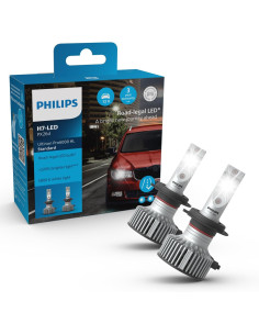 ? Bombillas LED Philips Ultinon Pro6000 H7 – Homologadas | +220% Brillo | 5800K | Pack de 2