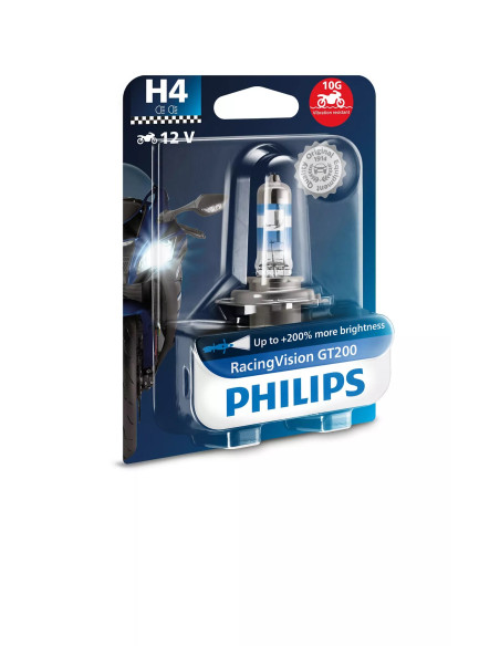 Philips RacingVision GT200 Moto: Visibilidad Extrema y Conducción Segura en Carreteras Públicas