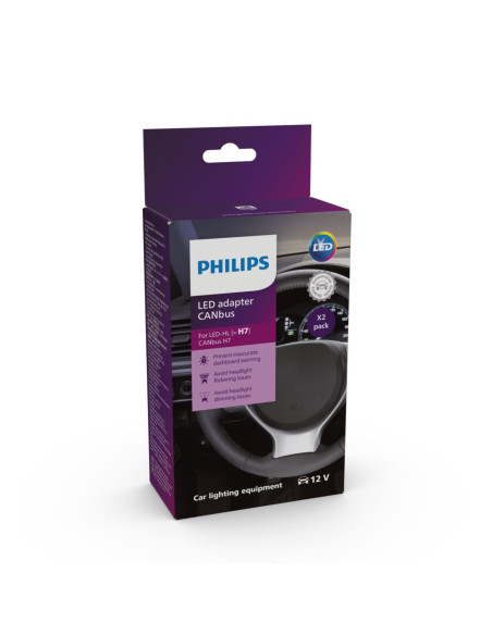 ?✨ ¡Adiós Errores! Philips 18952 12V X2 Kit CANbus LED H7 en AutoAcc.es