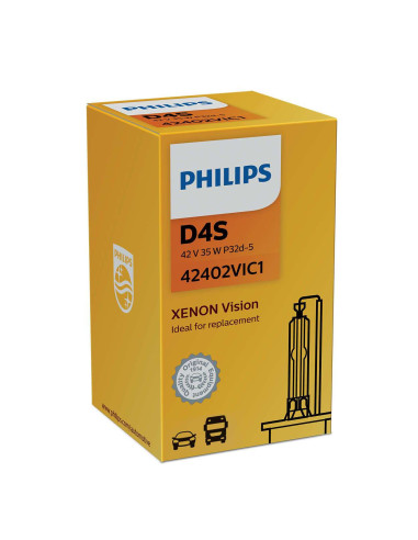 ? Philips 42402VIC1 - Bombilla de Xenón D4S Vision 42V35W (P32d-5 C1)