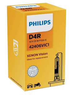 ? Philips 42406VIC1 - Bombilla de Xenón D4R Vision 42V35W (P32d-6 C1)