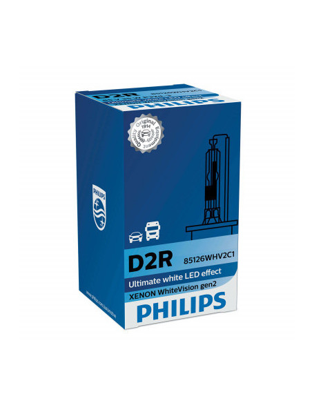¡Ilumina tu camino con la bombilla de xenón Philips D2R WhiteVision! ? | AutoAcc.es