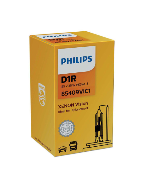 ? Philips 85409VIC1 - Bombilla de Xenón D1R Vision 85V35W (PK32d-3 C1)