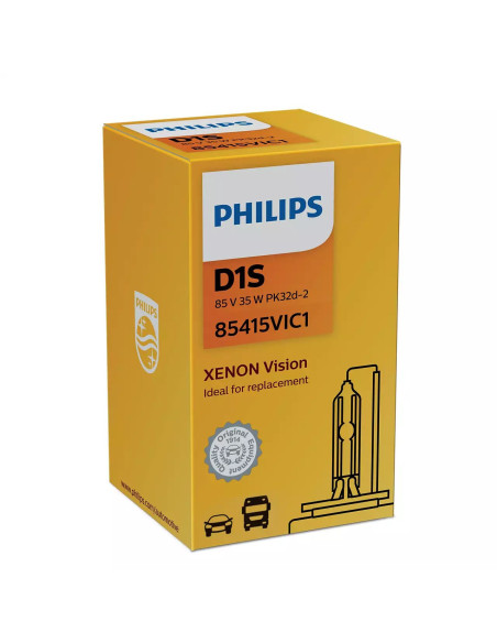 ? Philips 85415VIC1 - Bombilla de Xenón D1S Vision 85V35W (PK32d-2 C1)
