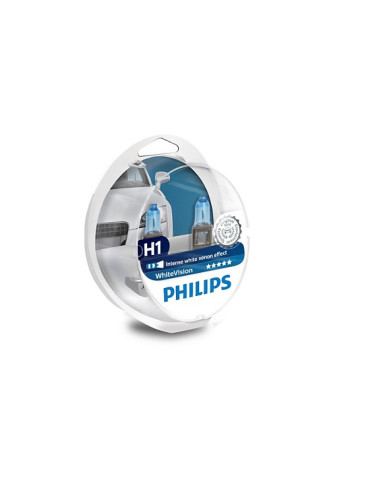 Philips - Estuche H1 WhiteVision 12V55W