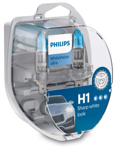 Bombillas Philips WhiteVision Ultra H1/W5W 12258WVU