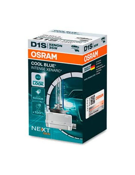 Bombilla de xenón D1S Osram 66140 Cool Blue Intense NextGen