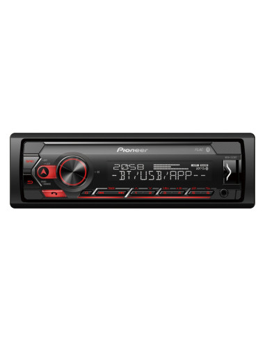 PIONEER MVH-S42BT - Auto radio para coche con Bluetooth, aux-in, Usb y compatibilidad con iOs y Android