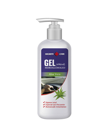 Gel Hidroalcohólico-autosecante de manos  500 ml. (70%) Fragancia Aloe Vera