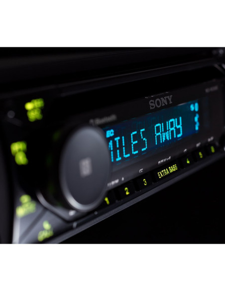 SONY MEX-N5300BT - Radio CD con Bluetooth, USB, NFC, micro externo incluído, 4 x 55W