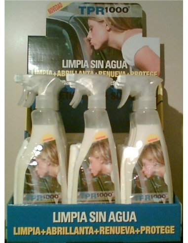 TPR1000 limpieza sin agua para coche (500 ml.)  Limpia + Abrillanta + Renueva + Protege
