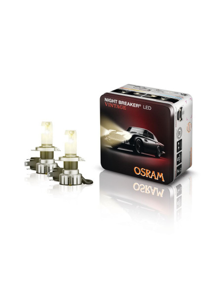 OSRAM Night Breaker LED Vintage H4 + R2 3000K – Pack 2 bombillas