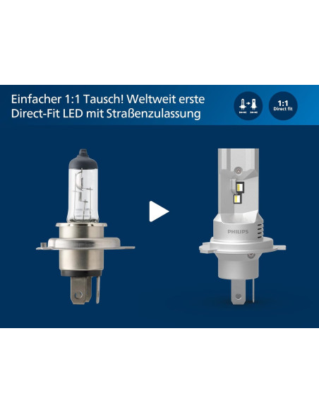 ? Philips Ultinon Boost Gen2 H4 LED – +300 % brillo – ¡Cámbialas ya!