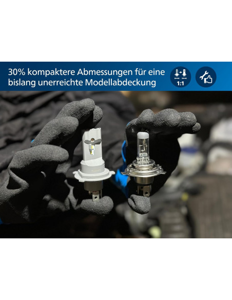 ? Philips Ultinon Boost Gen2 H4 LED – +300 % brillo – ¡Cámbialas ya!