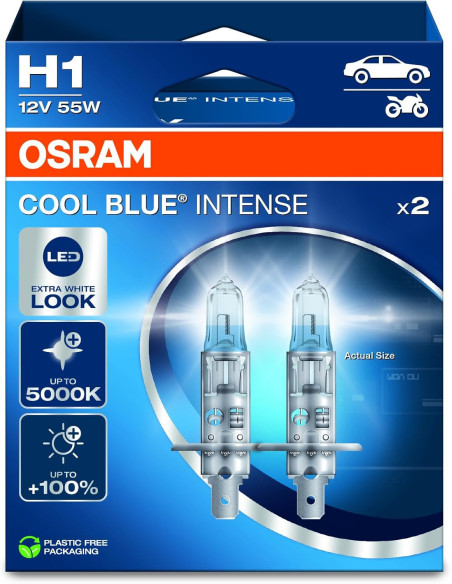 ? OSRAM H1 Cool Blue Intense NextGen – Blanco 5000K ¡Mejora ya!